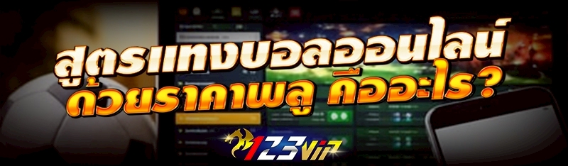 สูตรแทงบอลออนไลน์ ด้วยราคาพลู คืออะไร?